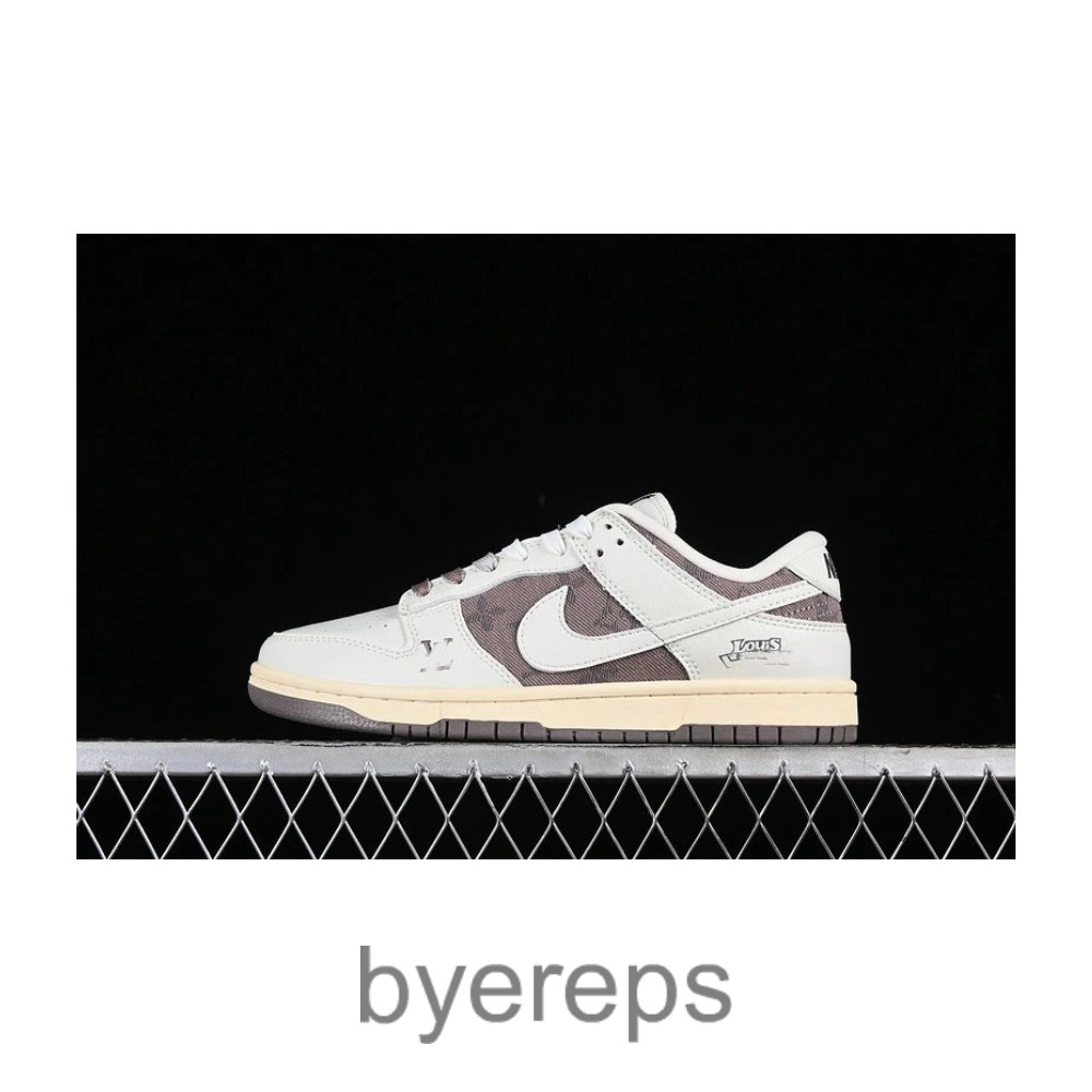 SB Dunk Low LV White/Grey/Brown