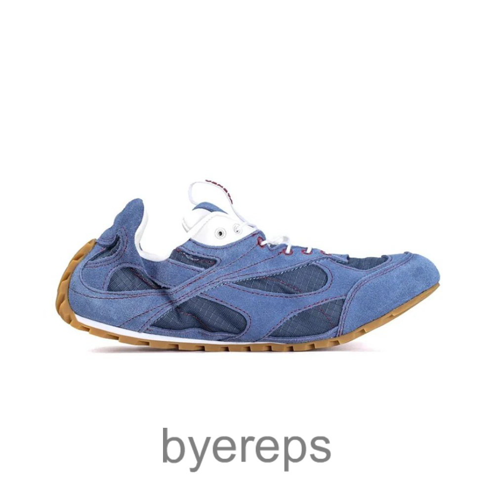 Bottega Venet Orbit Flash Sneakers Blue Venezia