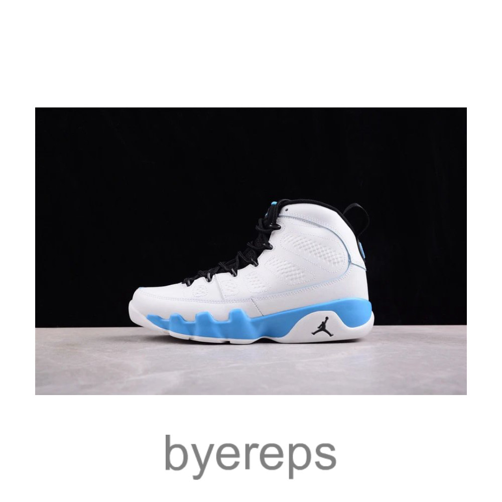 Air Jordan 9 Retro Summit White/Black/Dark Powder Blue