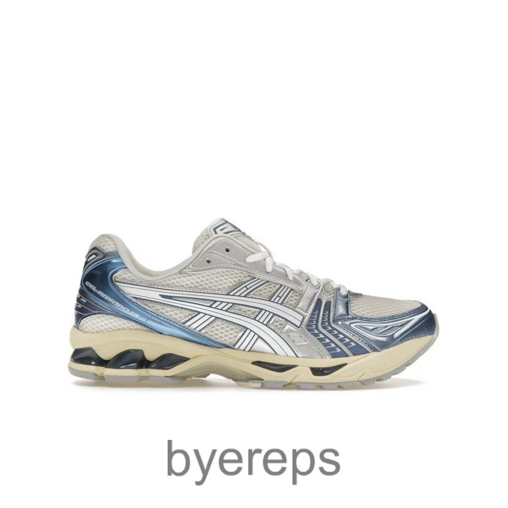 Asics Gel-Kayano 14 Cream Metallic Blue
