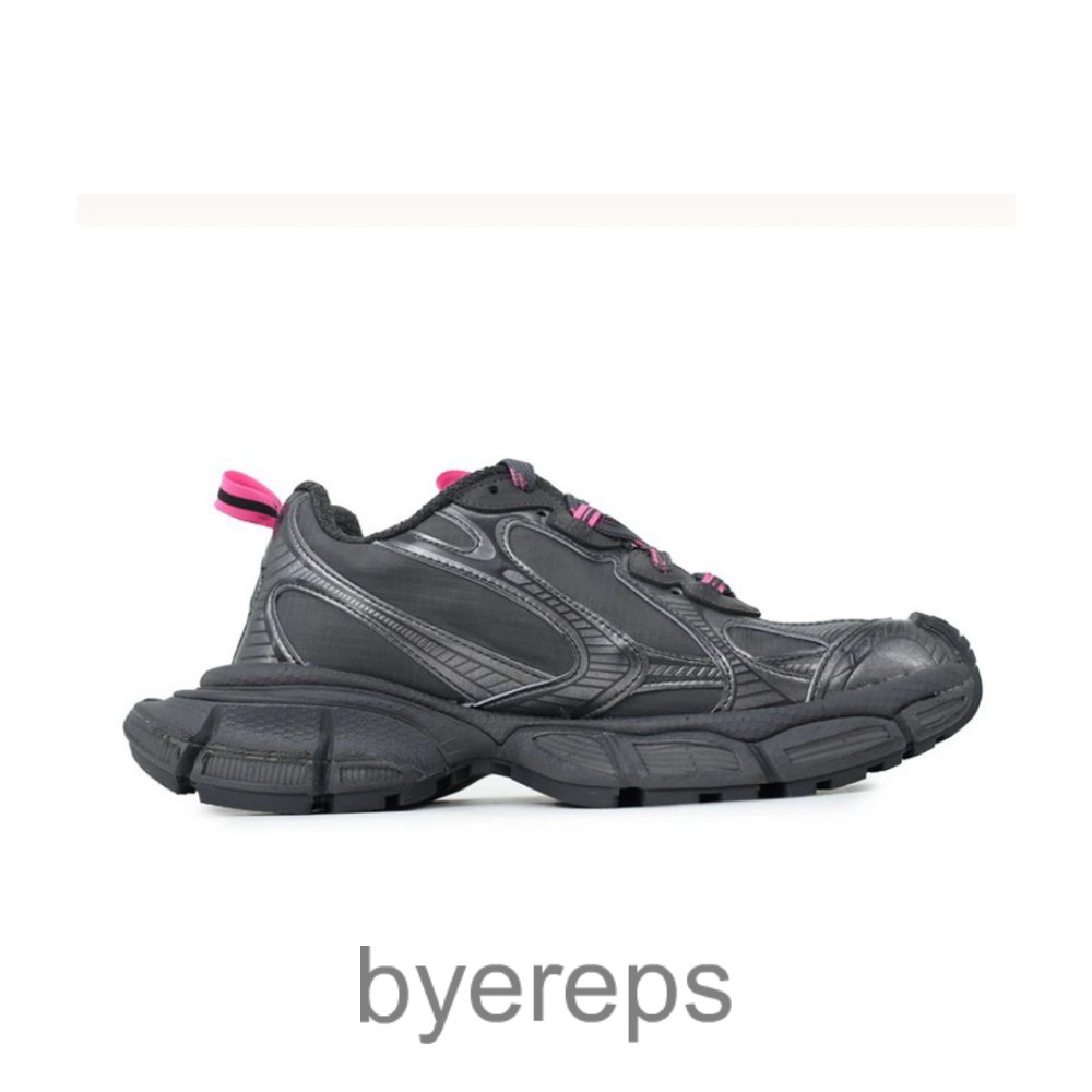 Balenciaga 3xl Embossed Sneakers Black Pink