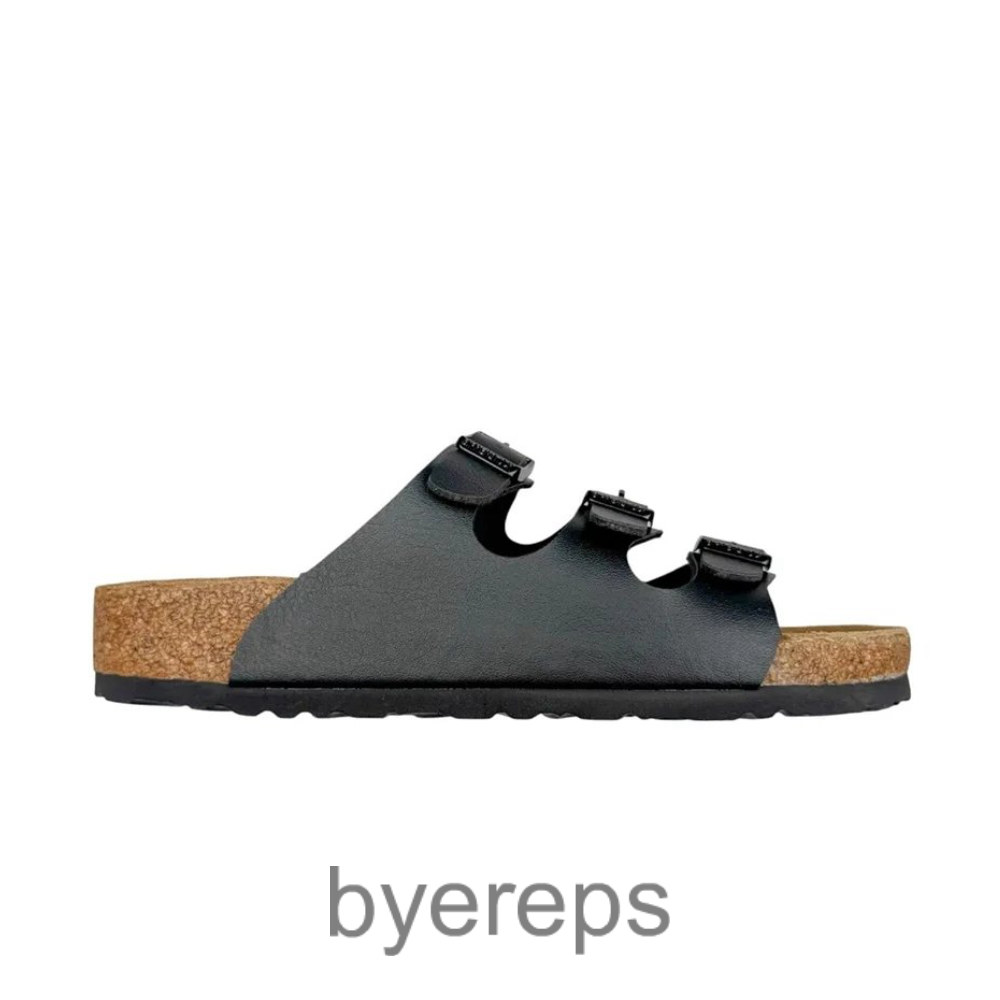 Birkenstock Florida Flex Platform Slides Black