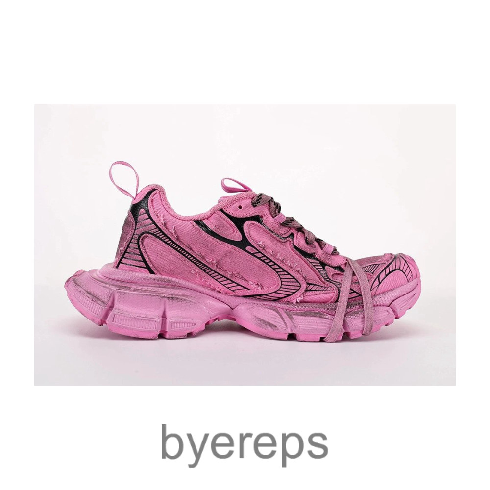 Balenciaga 3xl Pink Destroyed Canvas