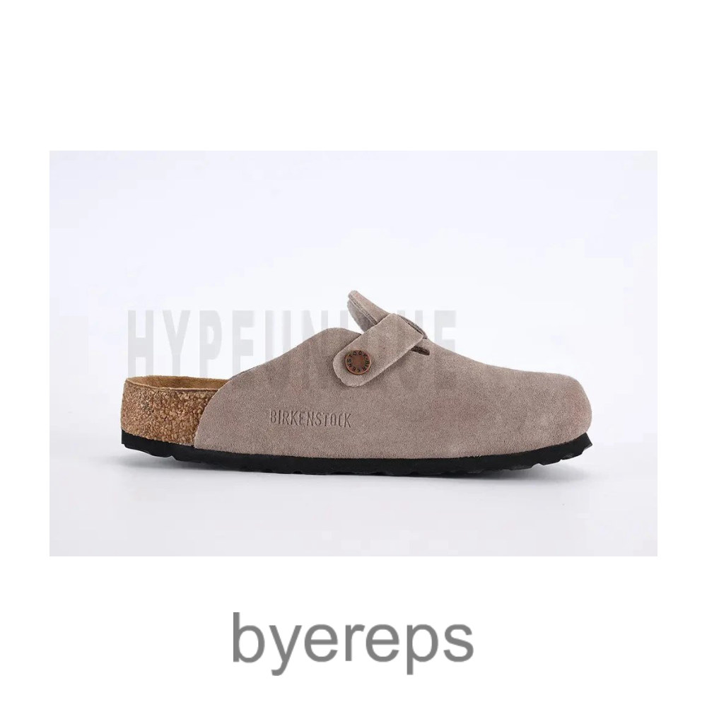 Birkenstock Boston Soft Suede Taupe