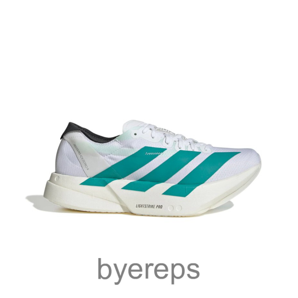 Adizero Adios Pro 4 White Pure Teal