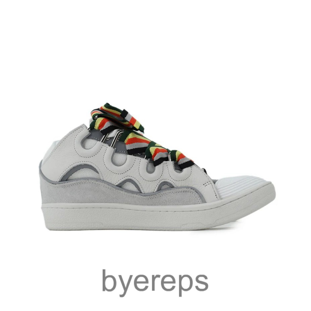Lanvin Curb Sneakers White Ribbon