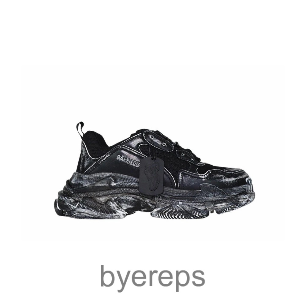 Balenciaga Triple S Snekaer Dirty Black