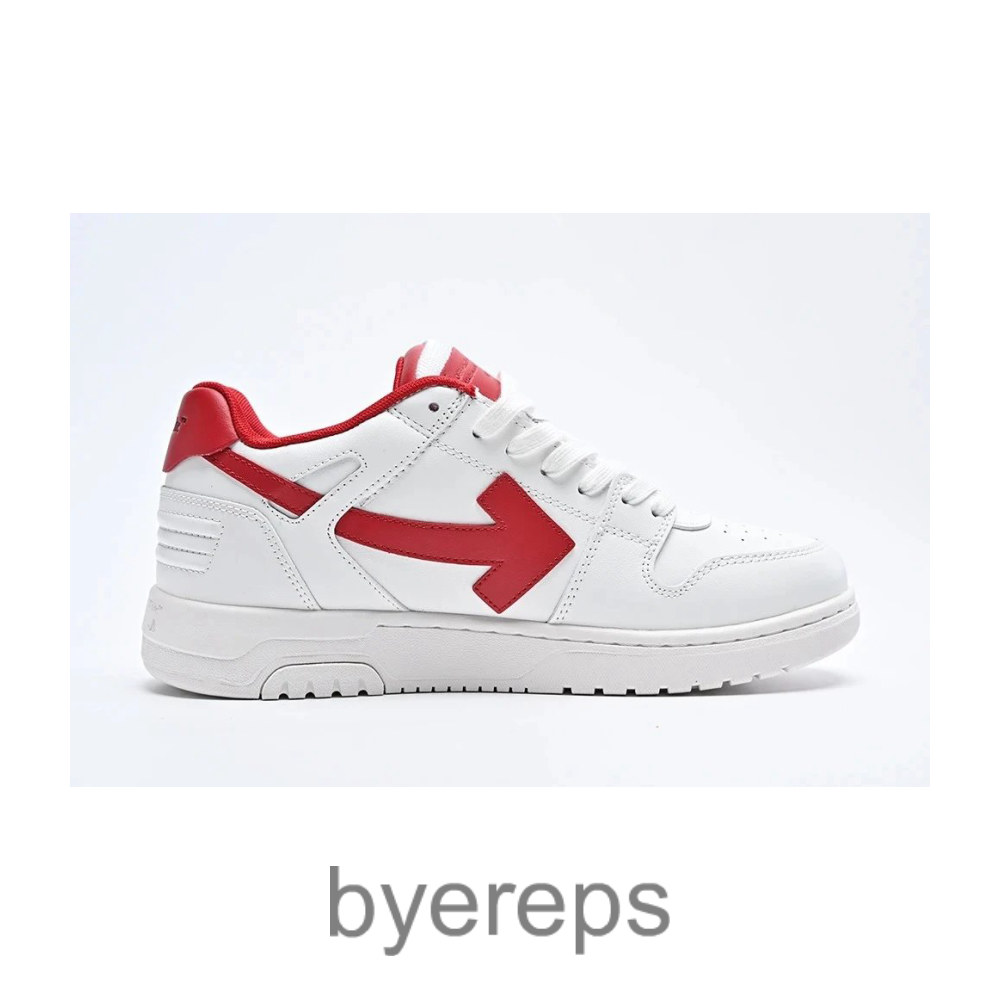 Off-White Out Of Office Low White Red