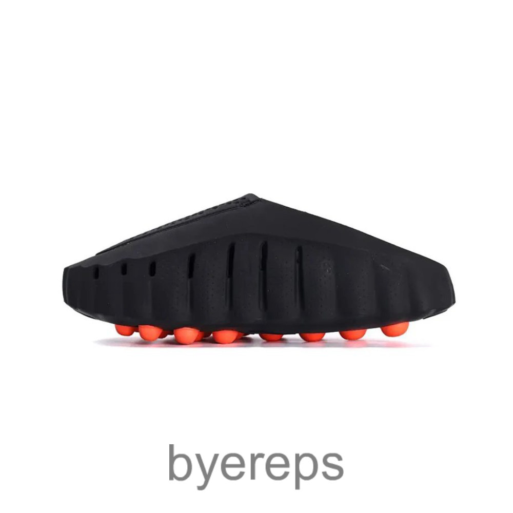 Nike Mind 001 Pregame Mules Black Chrome Hyper Crimson