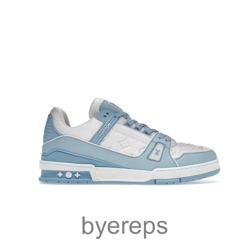 Trainer Low White Sky Blue