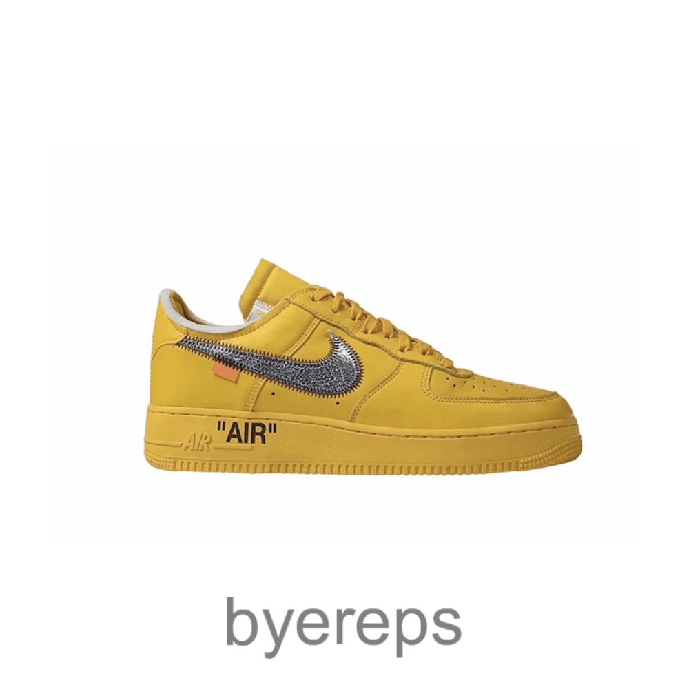 Off-White X Nk Air Force 1 University Gold