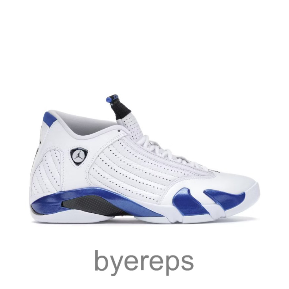 Jordan 14 Retro White Hyper Royal