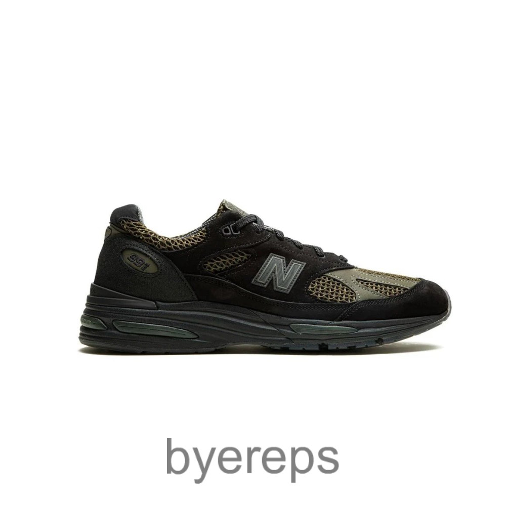New Balance 991v2 Stone Lsland Black Grey
