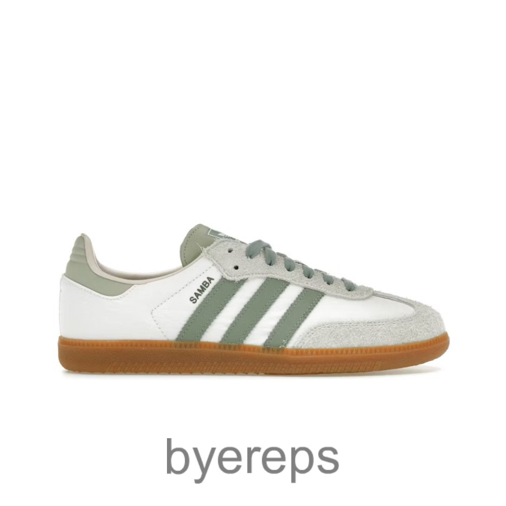 Adidas Samba OG Silver Green Putty Mauve