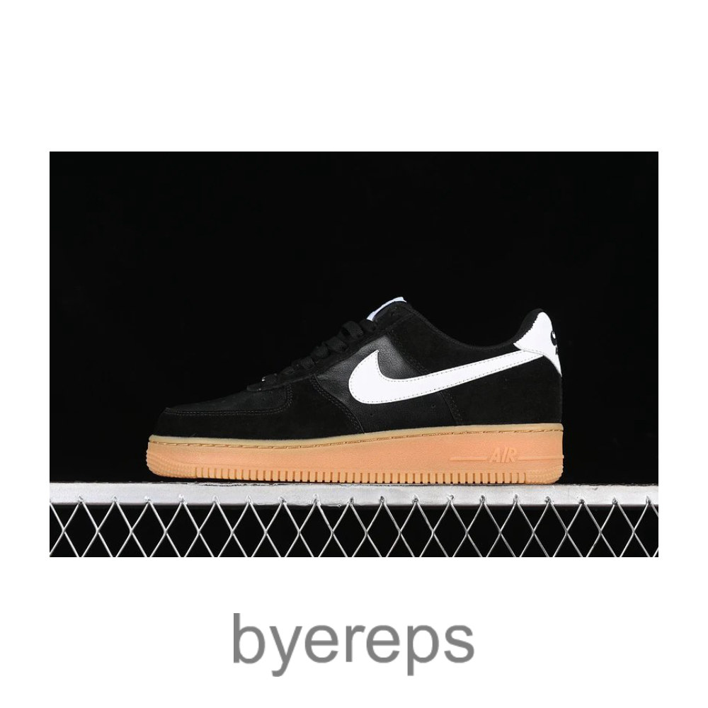 Air Force 1 07 Low Black/Summit White/Gum Light Brown