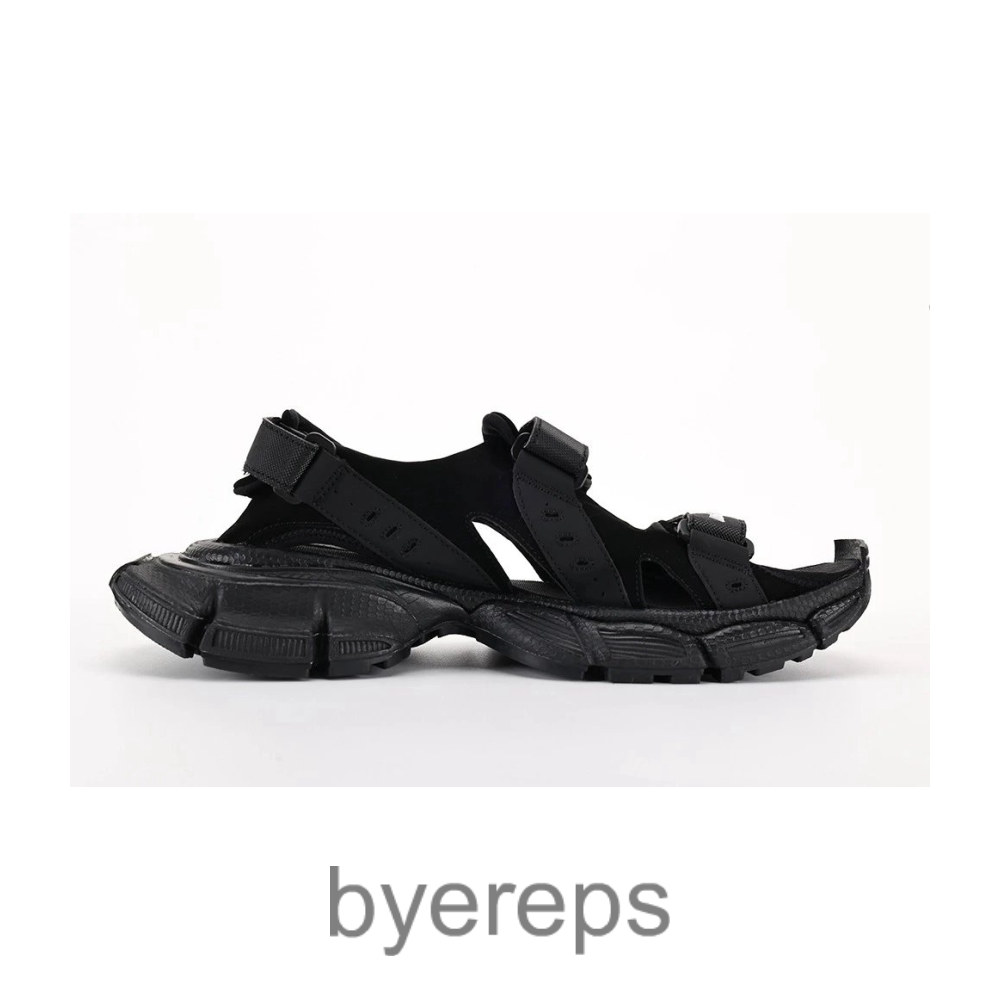 Balenciaga Men’S Black 3xl Sandals