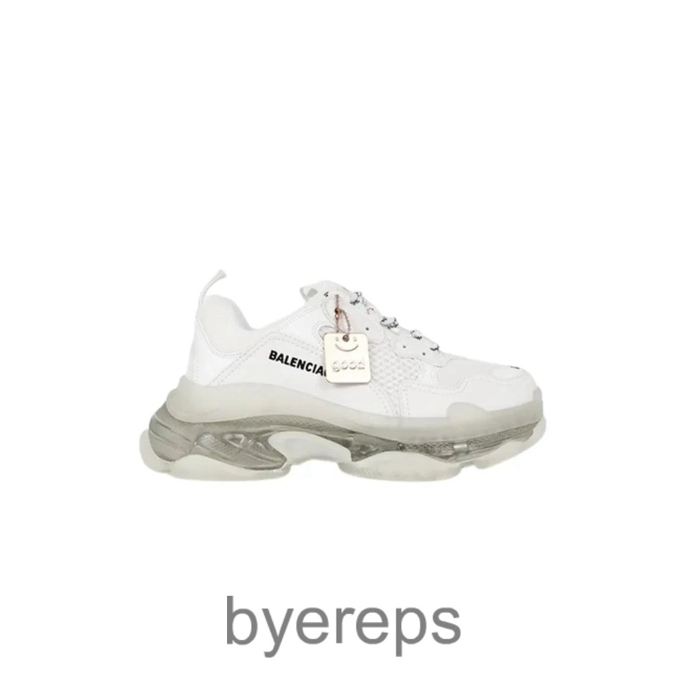 Balenciaga Triple S Trainer Clear Sole White