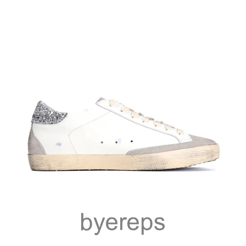 Ggdb Super Star Sneakers White/Dark Grey Glitter