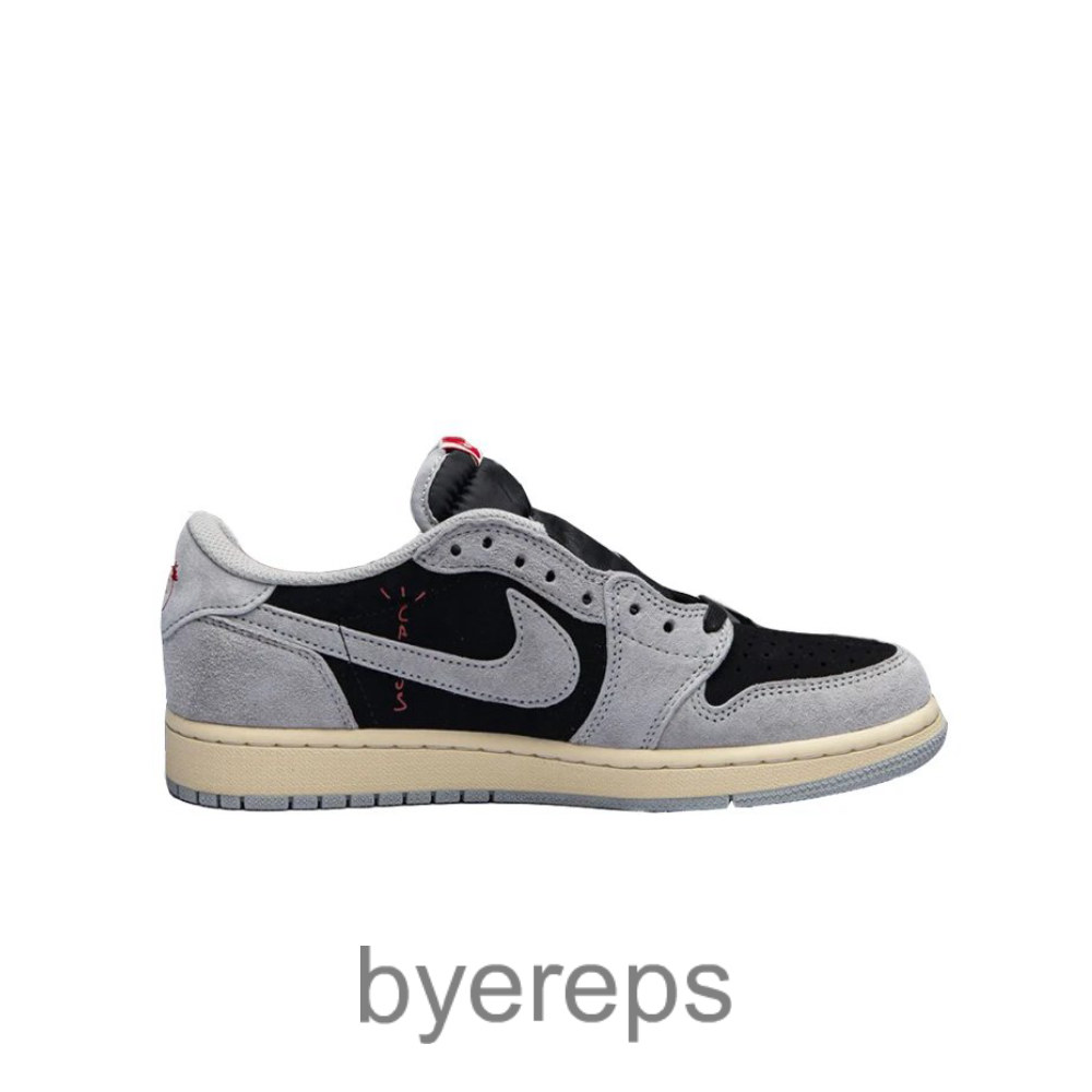 Travis Scott X Air Jordan 1 Low OG Grey Black Cream