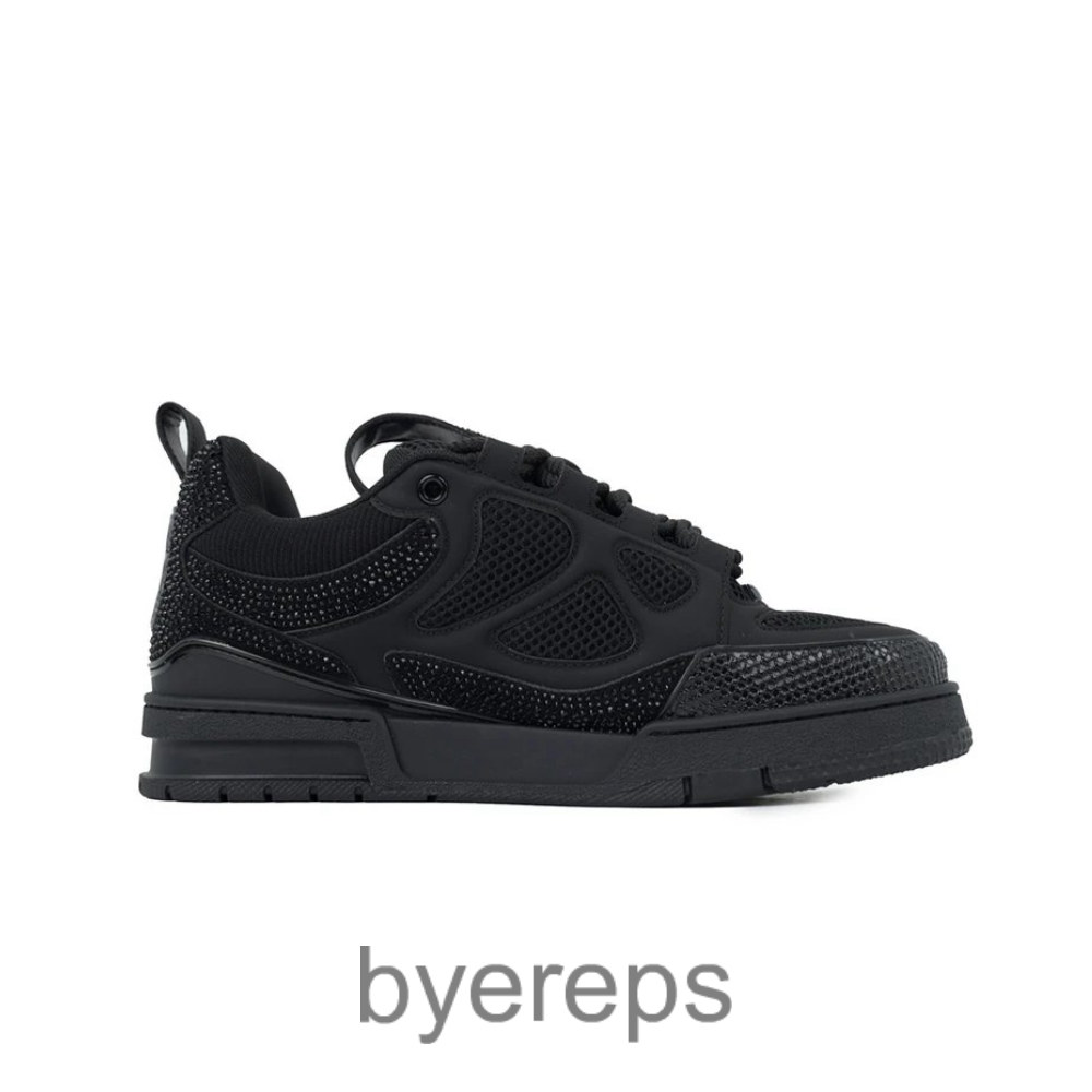 L0uisvuit0n Skate Sneakers All Black