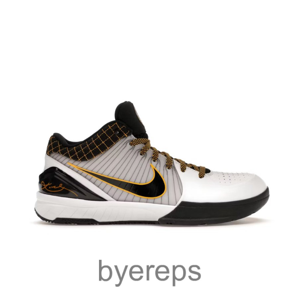 Kobe 4 Protro White Black Del Sol