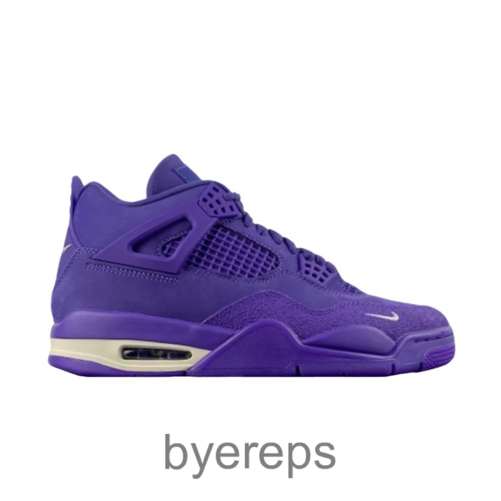 Nigel Sylvester X Jordan 4 OG Brick By Brick Firewood Purple