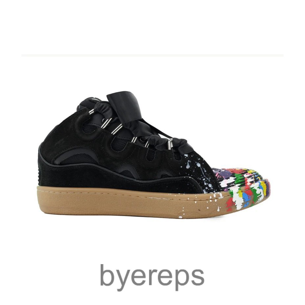 Lanvin Gallery Dept Curb Sneakers Black