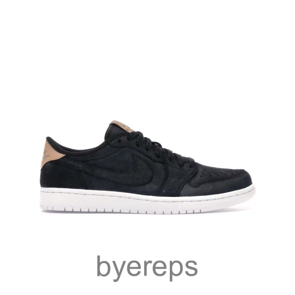Jordan 1 Retro Low OG Black Vachetta
