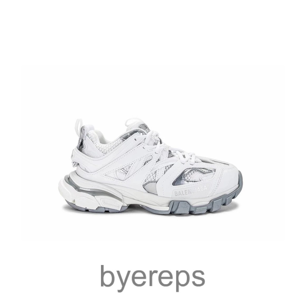 Balenciaga Track Sneaker White Silver