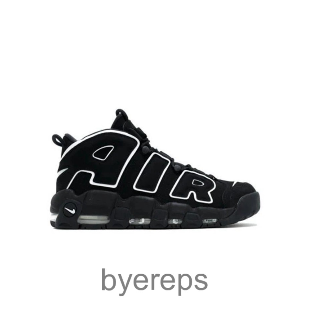 Nike Air More Uptempo Black White