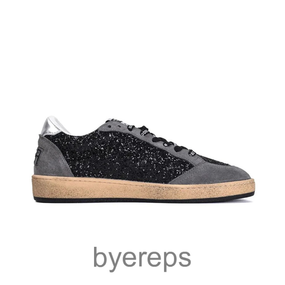 Ggdb Ball Star Sneakers Black Glitter/Gray/White