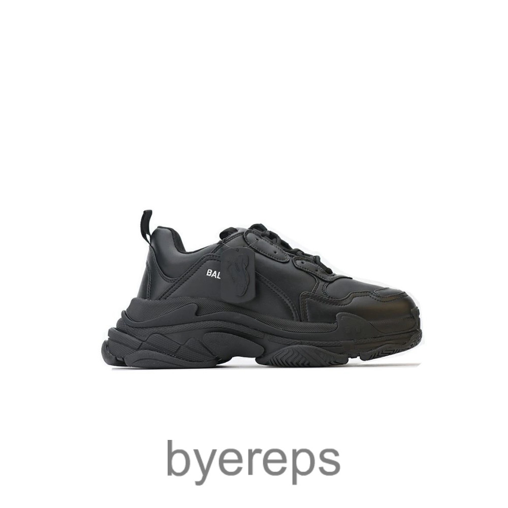 Balenciaga Triple S Sneaker Black Leather
