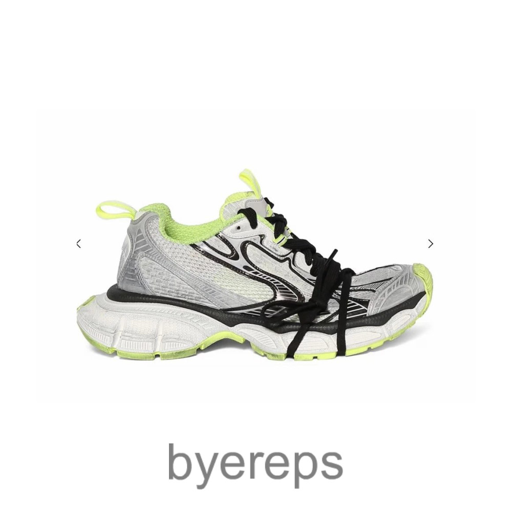 Balenciaga 3xl Distressed Mesh And Rubber Sneakers