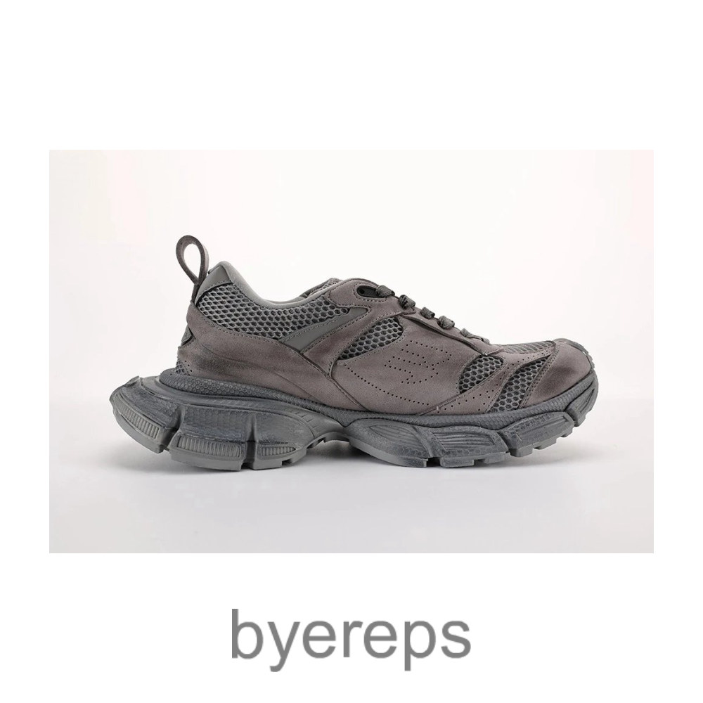 Balenciaga 3xl Sneakers Gray Suede