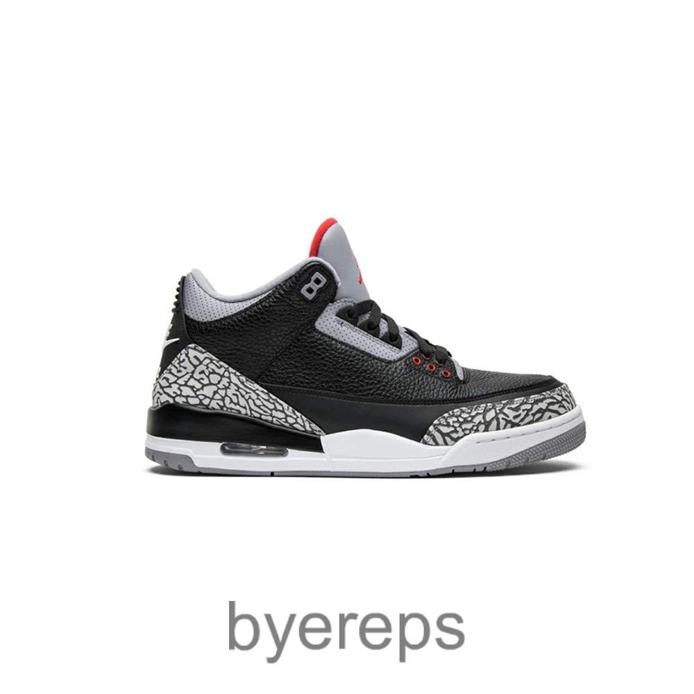 Air Jordan 3 Black Cement Quality