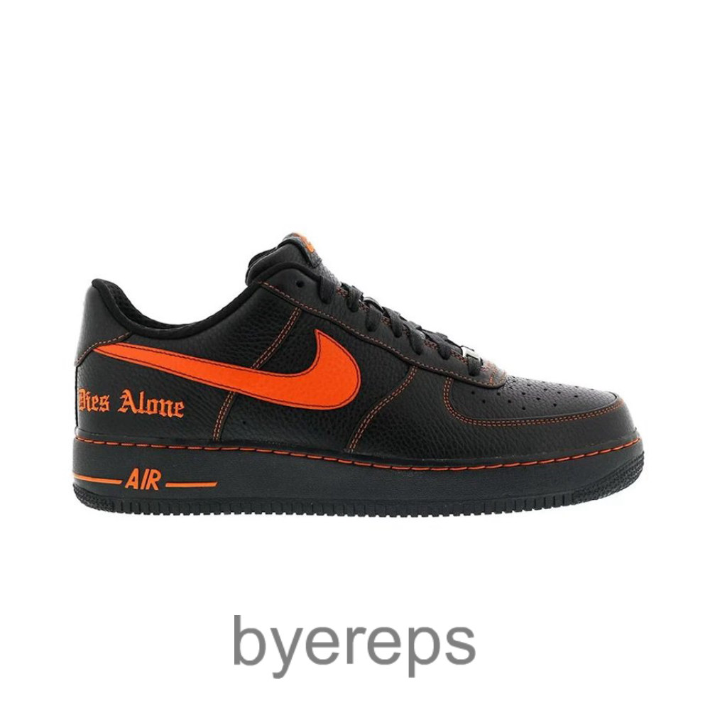 Vlone X Air Force 1 Low Black Orange