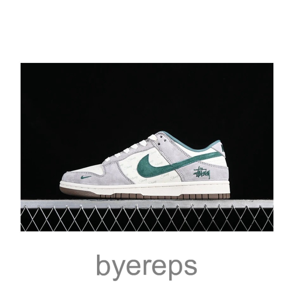 SB Dunk Low White/Grey/Green]